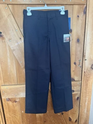 Dickies Boys Flat Front Pants Classic Fit Size 12 Straight Leg - Image 1 of 4