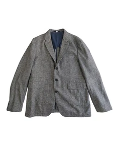 Boden Wool Blend Blazer Jacket Men's 44R Made In Portugal Grey VGC - Picture 1 of 8
