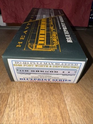 Branchline Blueprint Series HO Kit 5342 12-1 Pullman Sleeper Fort Worth & Denver - Image 1 of 4