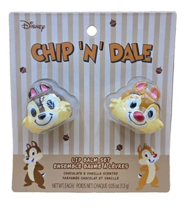 Disney Chip n' Dale Lip Balm Chocolate & Vanilla Scented, BRAND NEW - Picture 1 of 9