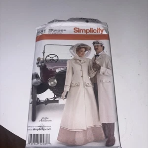 Simplicity Pattern #2581 Men and Misses's 1910s Coats and HatsNEW, Uncut Size A - Picture 1 of 3
