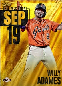 [DIGITAL] Topps Bunt - Willy Adames - Free Pack Friday 25 S3 Sep 19 Gold - Bild 1 von 1