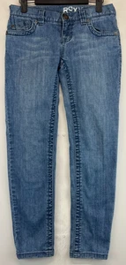 Roxy Jeans - Juniors Size 1 - Blue - Distressed - Stretch - Slim (3814) - Picture 1 of 19