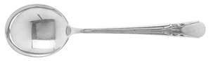 International Silver Orchid Bouillon Soup Spoon 254375 - Picture 1 of 1