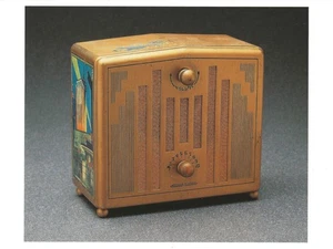 POSTCARD Stewart Warner "World's Fair" Radio Model R-108 1933 MINT - Picture 1 of 1