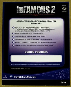 Voucher - Infamous 2 - Imagen 1 de 1