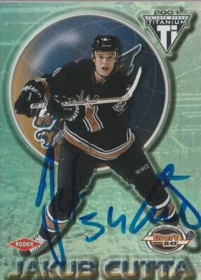 Jakub Cutta - Signed 2000-01 Pacific Titanium Rookie /1000 Card #175 - Image 1 of 2