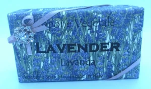 Barra de jabón lavanda Sapone Vegetale hecha a mano en Italia 10,5 oz - Imagen 1 de 1