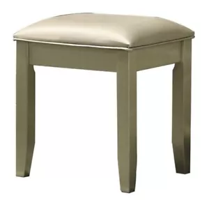 Coaster Beaumont Upholstered Wood Vanity Stool - Champagne Gold BRAND NEW - Picture 1 of 3