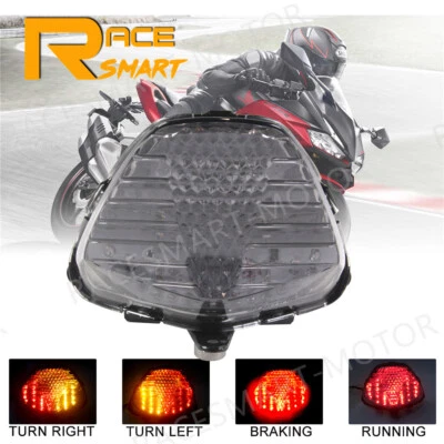 Luz trasera LED intermitente de señal de giro de freno para Honda CBR250R 2011 2012 2013 2014 Foto 1 de 4