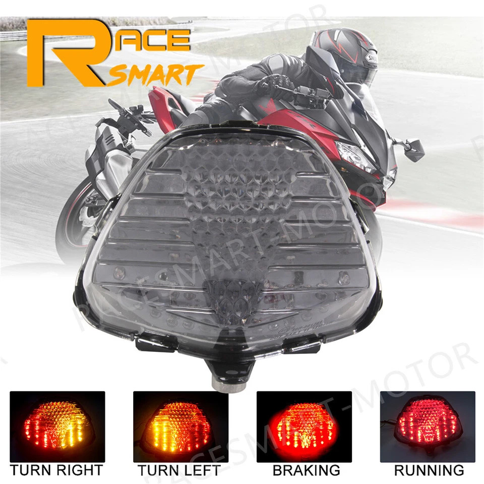 Para Honda CBR250R 2011 2012 2013 2014 LED lanterna traseira freio seta pisca-pisca - Imagem 1 de 4