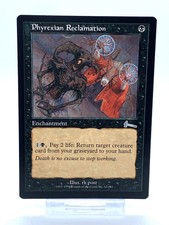 MTG Urza's Legacy - Phyrexian Reclamation Vintage Magic MTG Black Enchantment