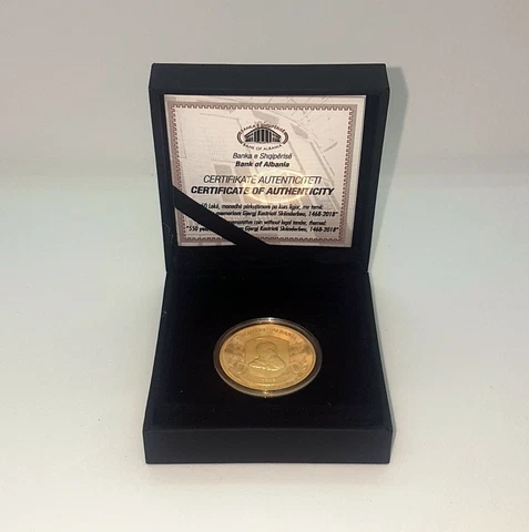 Albania 50 Leke, 2018. 550 Anniv. Gjergj Kastrioti Skanderbeg. UNC Cover
