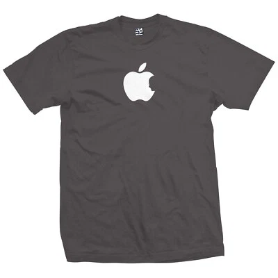 Youth Steve Jobs Tribute T 恤 | 剪影苹果标志 RIP 纪念儿童 T 恤 — 第 1/2 张图片