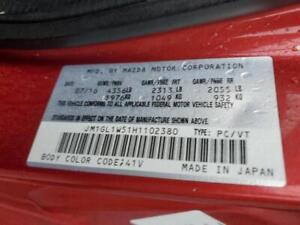 Passenger Right Front Knee Fits 14-17 MAZDA 6 8928822