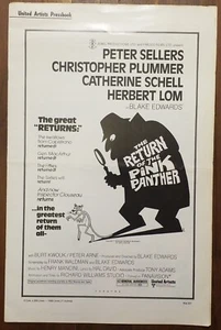 EL REGRESO DE LA PANTERA ROSA - Libro de prensa original de cine 1975 - SIN CORTAR - Imagen 1 de 6