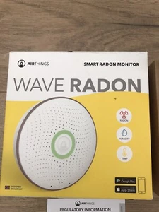 Airthings 2950 Wave Radon - Smart Radon Detector with Humidity & Temperature - Picture 1 of 8