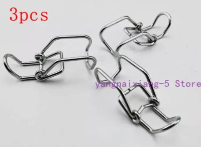 3pc For Sany 55 60 Hyundai Kubota Yanmar 94 Air Filter Housing Back Cover Buckle - Image 1 of 4