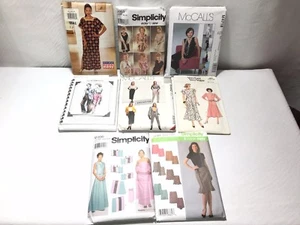 Lot (8) McCalls Simplicity Butterick Vogue Dresses Evening Gown Pants Skirts - Picture 1 of 5