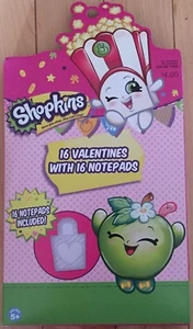 NEW Shopkins Valentines with Pencils ~ 16 count ~ 1 box 16 count ~ 1 box NIB - Picture 1 of 1