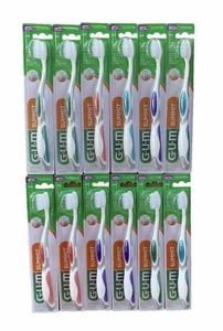 12 Pack Gum Sunstar #509 Summit Sensitive Compact Toothbrushes - Picture 1 of 4