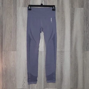 Leggings donna Gymshark viola piccoli gestione umidità taglio allenamento attivo - Foto 1 di 7