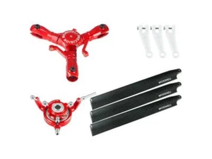 CNC Triple Carbon Fibre Blades Conversion Set (Red) - Blade Infusion 180 : MH-I1 - Picture 1 of 1