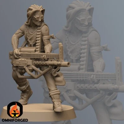 Mini proxy Cyberpunk Bobbie Van Heaven miniatura impresa en 3D de resina Foto 1 de 2