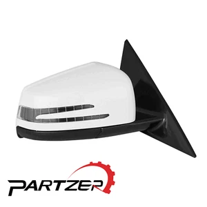 WHITE RIGHT PASSENGER BLIND SPOT MIRROR MERCEDES E350 E400 E550 2010 2011-16 - Picture 1 of 13