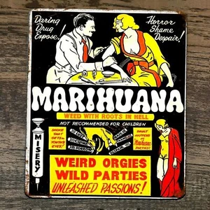 Alfombrilla de ratón marihuana hierba con raíces en el infierno - Imagen 1 de 1