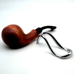 Poggiapipa in metallo Silver Stand Poggia Pipa Singolo PORTAPIPA per PIPE design - Foto 1 di 5