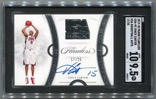 2019-20 Panini Flawless Vince Carter Autograph USA Basketball Auto #/25 SGC 9.5