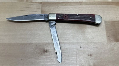 Zwilling J. A. Henckels Solingen HK-5-B Jigged Red Bone Trapper Pocket Knife EC - Image 1 of 4