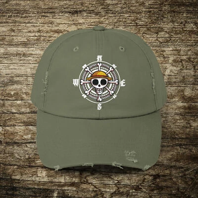 Symbol Otaku 😉 Distressed Cap Hat Vintage Anime Manga Japanese 100% Cotton Logo - Imagem 1 de 4