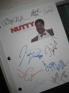 Guión de película firmado por The Nutty Professor X9 Eddie Murphy Jada Pinkett Smith impresión - Imagen 1 de 1