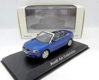 GC0102 NOREV / AUDI A4 CABRIOLET 3.0L 2006 BLEU METAL 1/43 - Photo 1/4