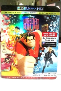 4k Blu Ray movies Wreck It Ralph + Sleeve - Discs are Excellent - 2 Discs - Picture 1 of 4
