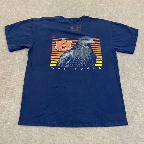 VTG Auburn University Tiger 2007 Graphic T Shirt War Eagle Adult Size Medium Cover