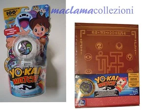 LOTTO YO-KAI WATCH OROLOGIO + RACCOGLITORE MEDAGLIE HASBRO yokai NUOVI maclama - Foto 1 di 1