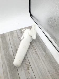 Pampered Chef Can Opener White Plastic Stainless Steel Non-Slip Handle - Picture 1 of 8