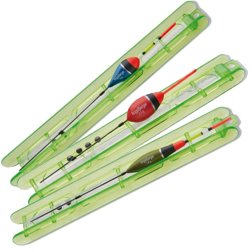 Angel Berger Fertigangelset 3 verschiedene Angelsets Posenmontage Stippangel ...