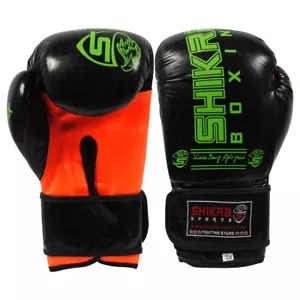 Shikra® Leder Boxhandschuhe Profi MMA Sparring Stanztasche Training Kampf - Bild 1 von 12
