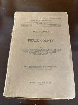 1930 Wisconsin USDA Geological & Natural History Soil Survey Map Pierce County - Изображение 1 из 4