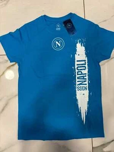 t-shirt maglietta maglia ufficiale napoli in cotone fan maradona SPEGRA - Imagen 1 de 1