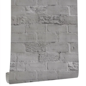 6m Grey Cement Peel and Stick Removable Wallpaper Vinyl Self Adhesive Decor - Picture 1 of 7