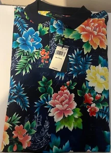 Polo Ralph Lauren BIG AND TALL MARINEBLAU Blumenmuster Größe 4XLT neu mit Etikett - Bild 1 von 6