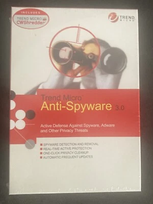Trend Micro Anti-Spyware 3.0 Software CD ROM Windows XP/Windows 2000 New. - Image 1 of 2