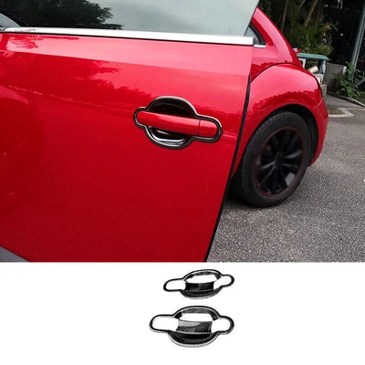 Отделка крышки чаши внешней двери для Volkswagen Beetle 2013-2019 яркая черная сталь - Изображение 1 из 4
