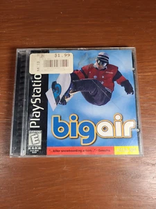 Big Air (PlayStation 1 PS1, 1999) Complete w/ Manual CIB Black Label - Picture 1 of 3