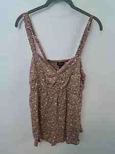 Cami floral rosa con tiras Torrid para mujer talla 00 - Imagen 1 de 6